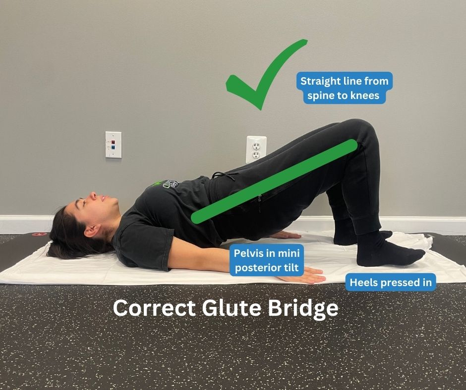 Common Exercises Correct Glute Bridge