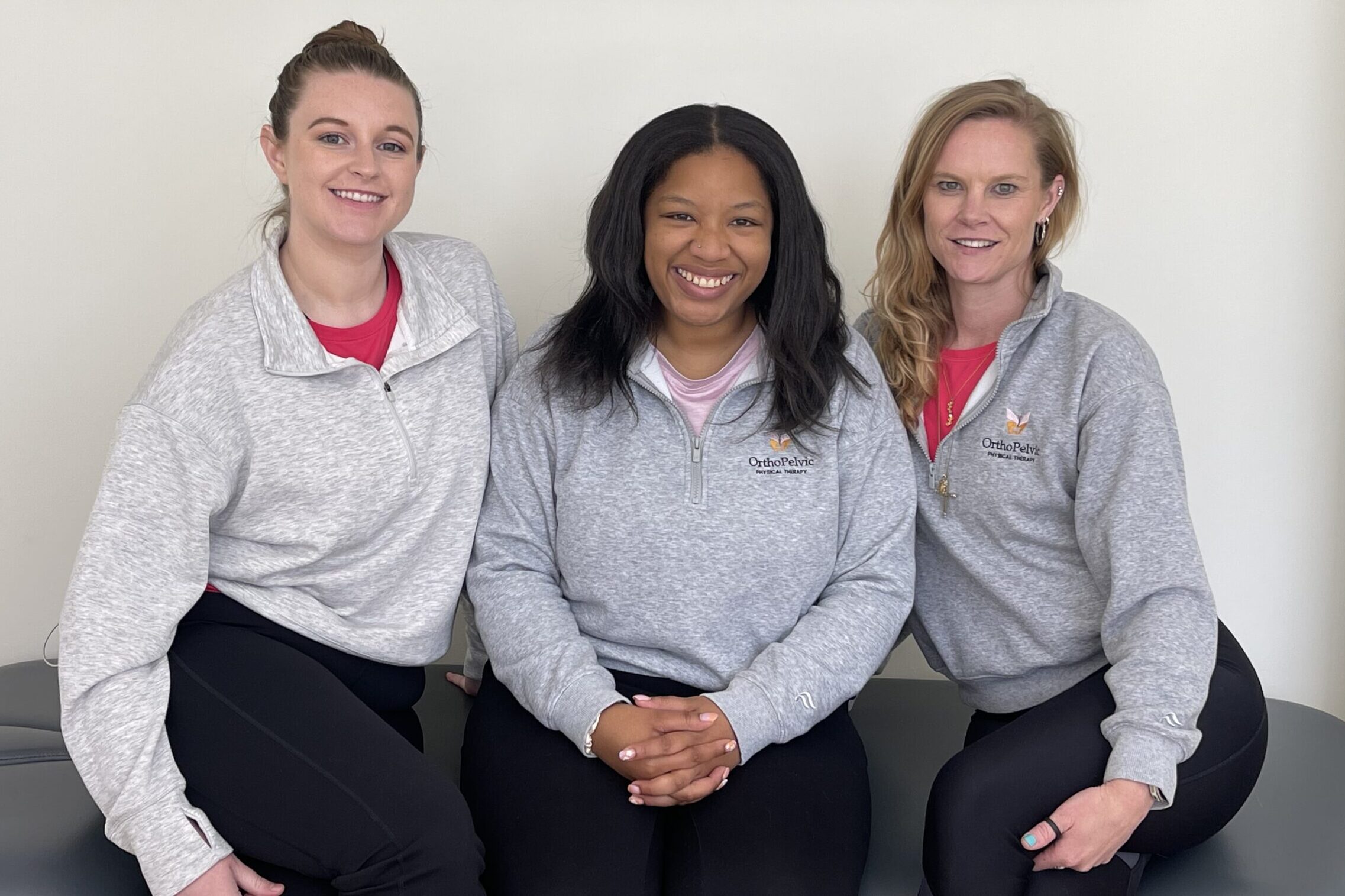 Dr. Amaya and the OrthoPelvic PT team providing personalized pelvic floor physical therapy and women’s health care in Sterling, Virginia.”